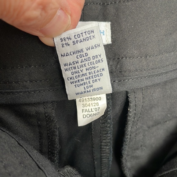 GAP STRETCH Bermuda Shorts black NWT mid rise semi vintage dead stock - Picture 12 of 14